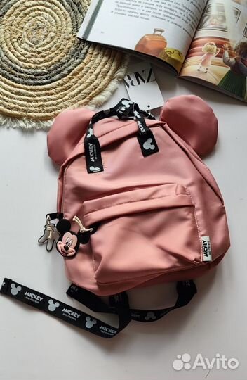 Zara Рюкзак Микки Маус с ушками, 2-6 лет, новый