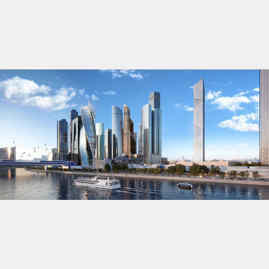 3-к. квартира, 129,7 м², 38/85 эт.