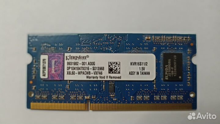 Опер. память DDR2 и 3 (от 1 до 4 Гб). Kingston и п