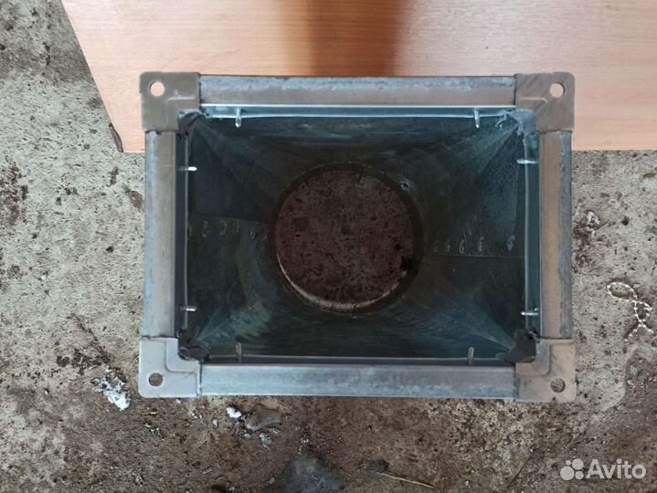 Переходник с шумобокса на гофру/трубу