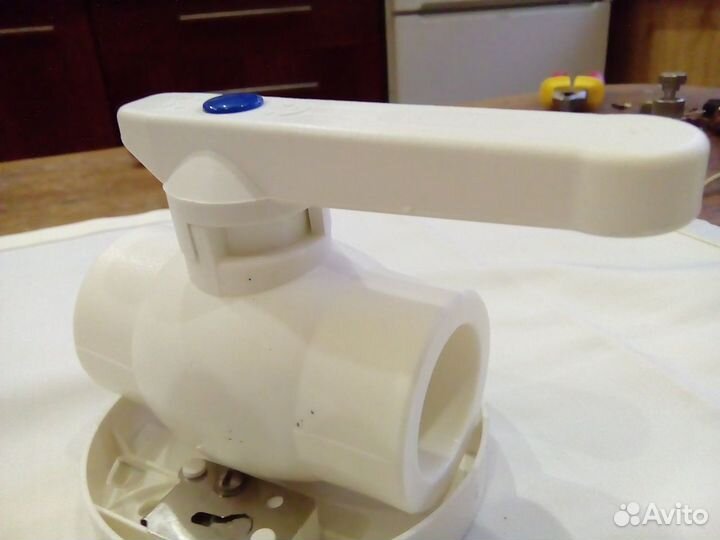Кран пластик Шаровый PP-R 32 PN 25 Новый