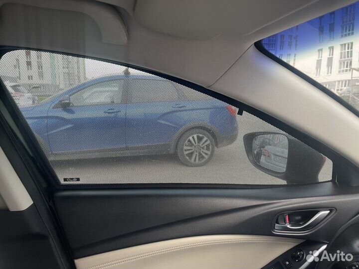 Каркасные премиальные автошторки на Мазду 6 2014