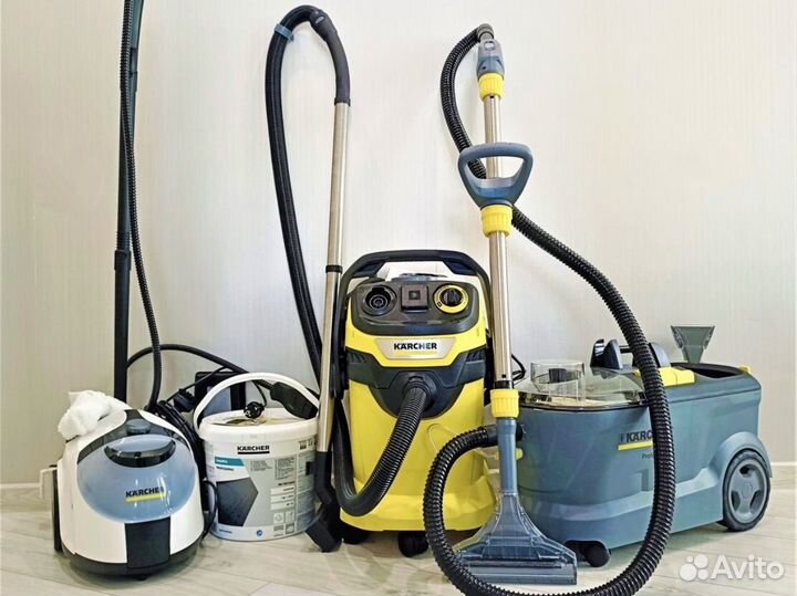 Аренда моющего пылесоса karcher, парогенератора