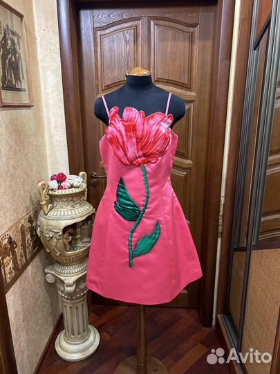 Dior роскошное платье тюльпан