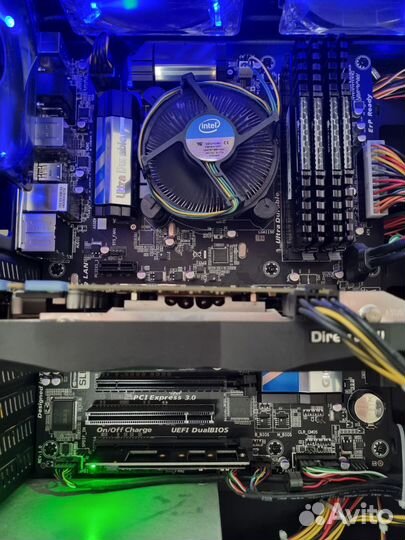 Материнская плата + процессор i5 + оперативка 16gb
