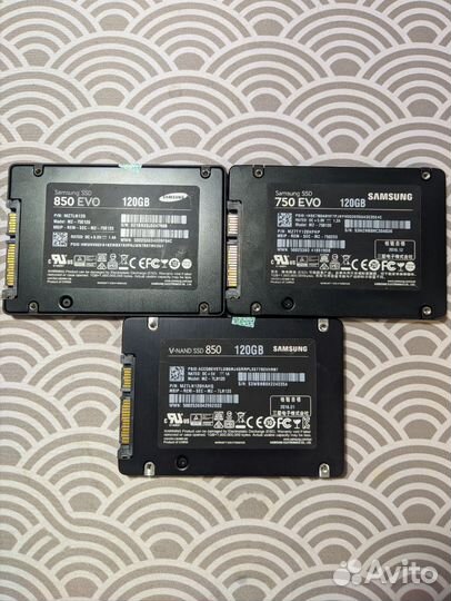 SSD Samsung 120gb 20шт