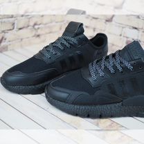 Кроссовки adidas nite jogger черные lux comfort