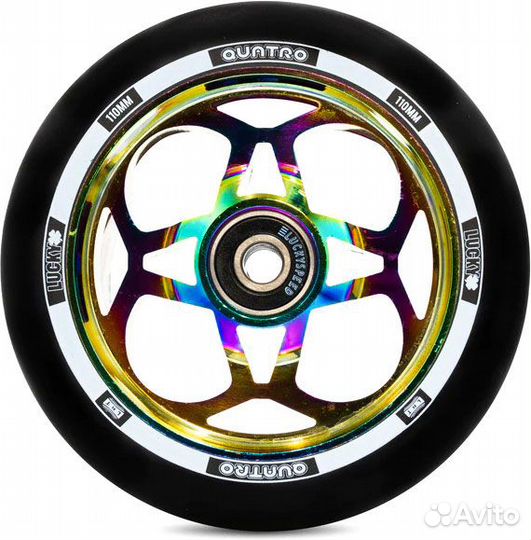 Колесо lucky Quatro 110mm Neochrome Kra1060