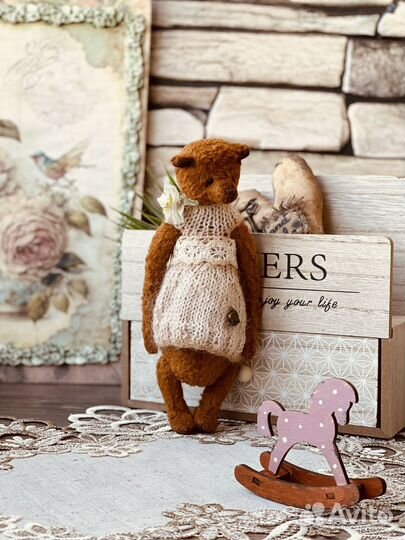 Мишка тедди ручная работа