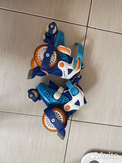 Роликовые коньки детские раздвижные