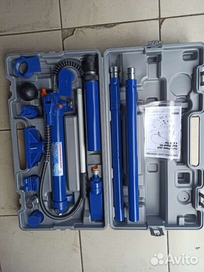 Набор гидравл.растяжек 10т пластик.кейс