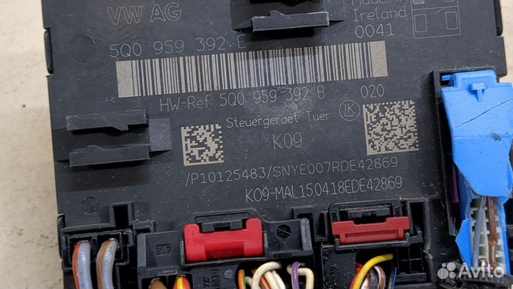 Блок управления дверьми Volkswagen Passat 8 2015, 2018