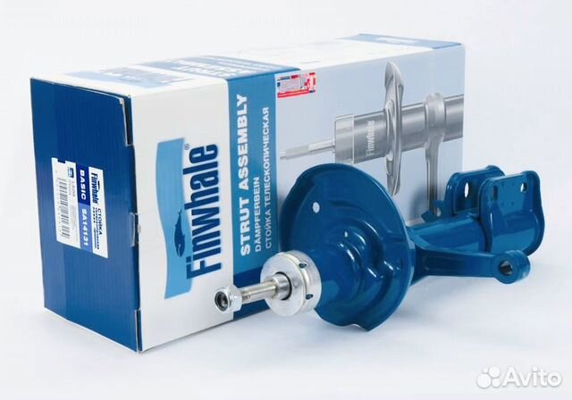 Стойка в сборе передняя левая масляная basic