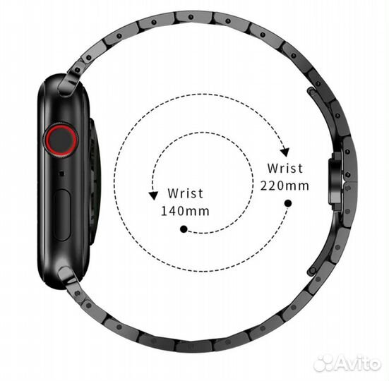 Титановый браслет для apple watch ultra и samsung