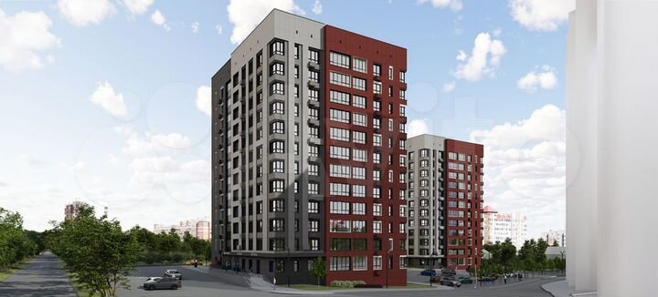 2-к. квартира, 72,8 м², 7/12 эт.