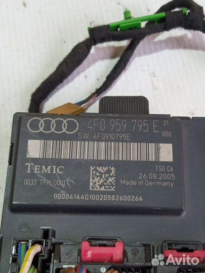 Блок комфорта задней левой двери Audi Audi A6 C6