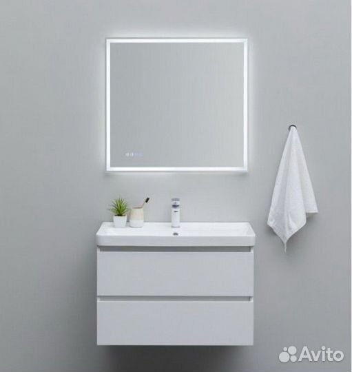 Мебель для ванной Aquanet Вега 80 белая