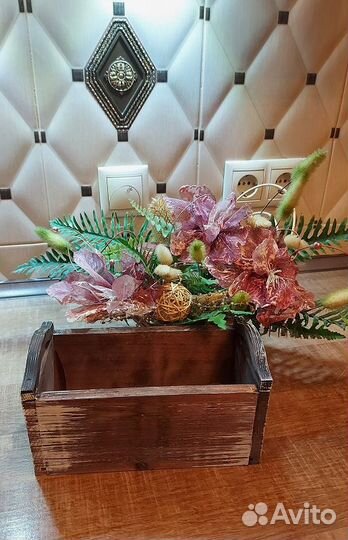 Цветы искусственные (интерьерная композиция)