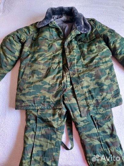 Костюм камуфляж теплый зима Новый Р-р 56