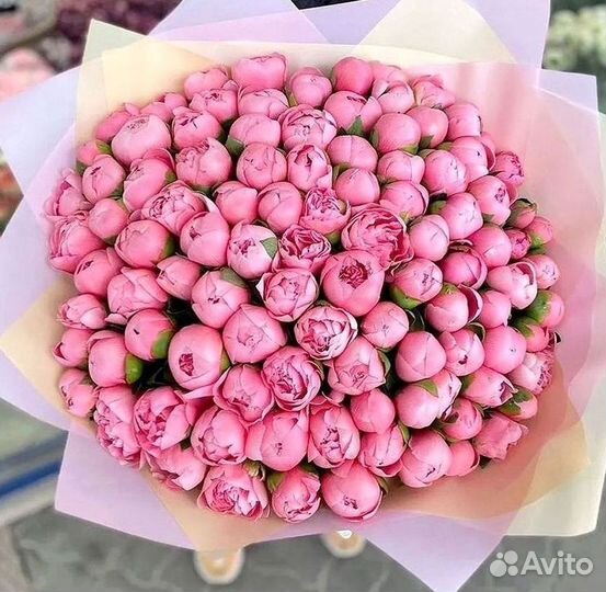 Пионы Букет пионов Доставка цветов