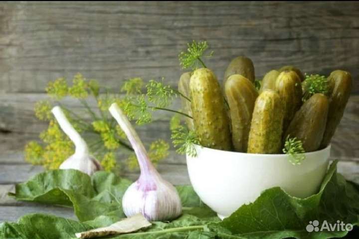 Огурцы маринованные и соленые банка 3 литра