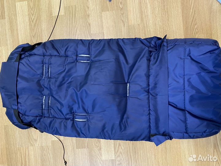 Меховой конверт в коляску овчина