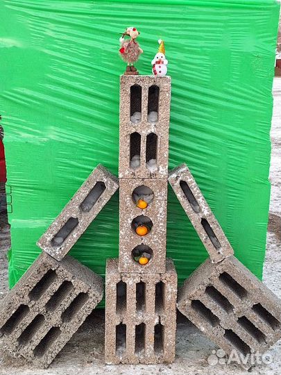 Керамзитобетонный блок от 1 шт