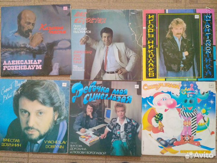 Музыка на пластинках фирмы 