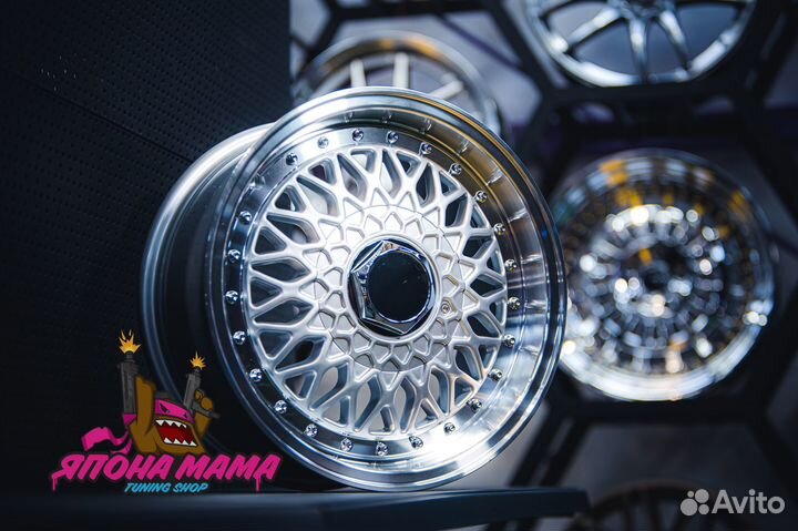 Диски BBS RS серебро R15 7j ET35 5x100 / 114.3