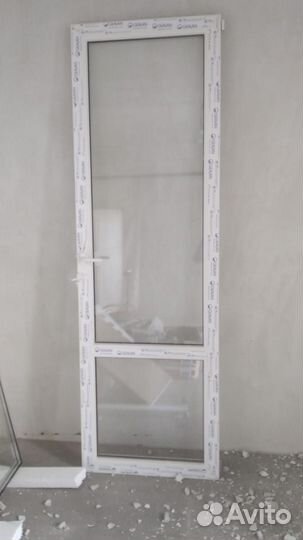 Дверь балконная пвх б/у установили и сразу сняли