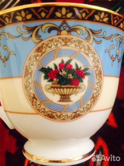 Чайная тройка. Япония. Костяной фарфор