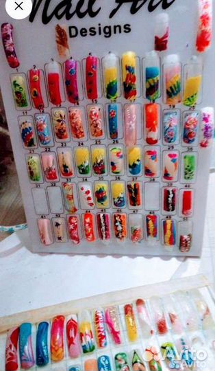 Типсы Планшет для типс с дизайном Материалы дизайн