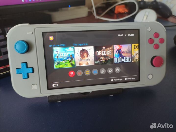 Nintendo switch lite прошитая с играми