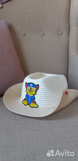Шляпа панама с гончиком щенячий патруль 3-4 г