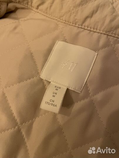 Куртка рубашка стеганая женская hm