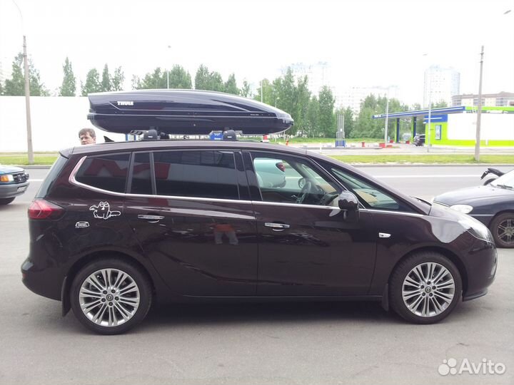Автобокс (багажник) на opel zafira