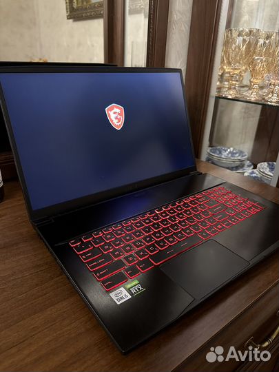 MSI gf75 игровой ноутбук как новый