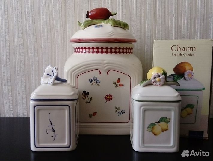 Банки Villeroy&Boch фарфор
