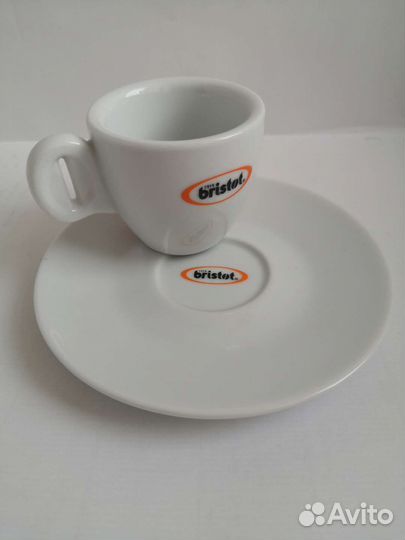 Чашка с блюдцем под эспрессо, 60 мл. Новая