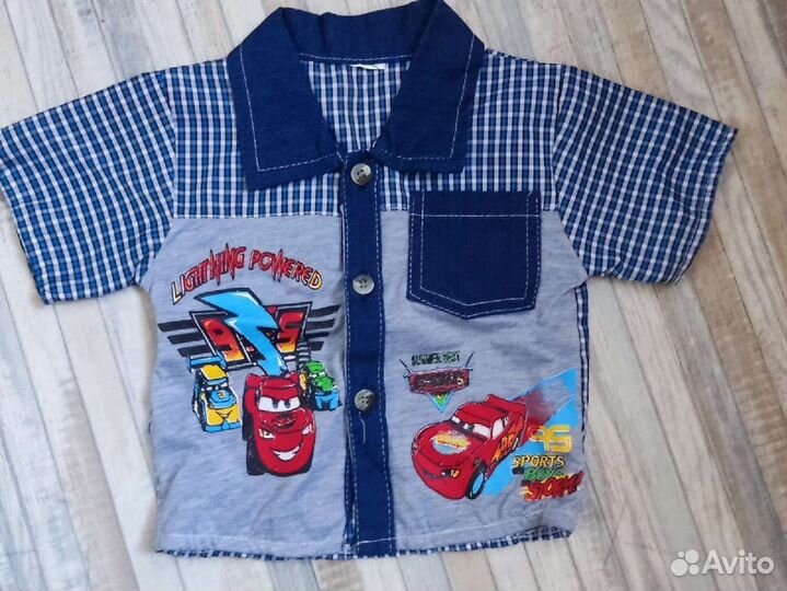 Костюм рубашка+шорты