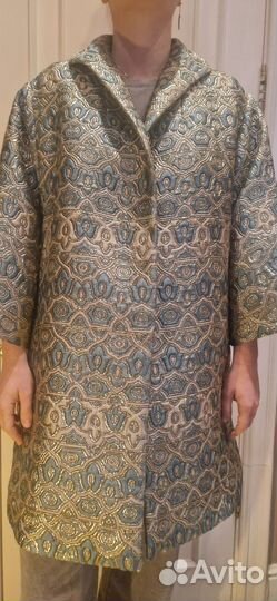 Marina Rinaldi лёгкое парчовое пальто