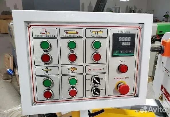 Кромкооблицовочный станок c прифуговкой