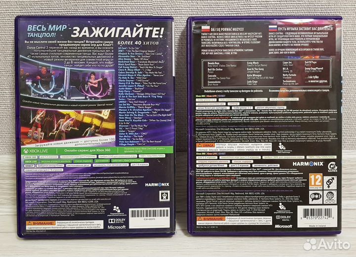 Игры дя Xbox 360 Kinect Оригинал