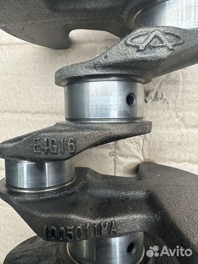 Коленвал chery tiggo FL 1,6 E4G16