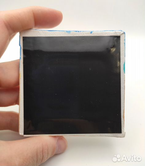 Магнит картина миниатюра акрилом на холсте Девушка