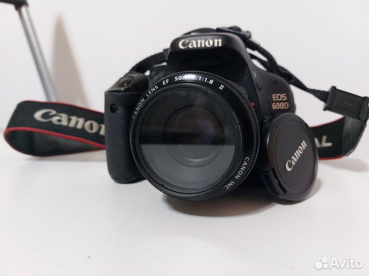 Фотоаппарат Canon 600d + 50mm полтинник