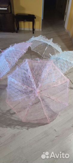 Зонт кружевной для свадьбы, фотосессии