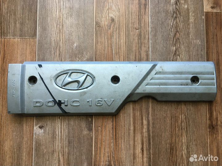 Крышка двигателя декоративная hyundai accent 2