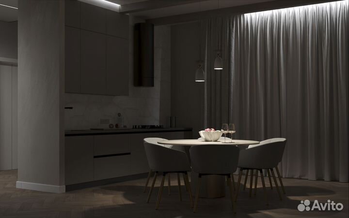 3d визуализация интерьера