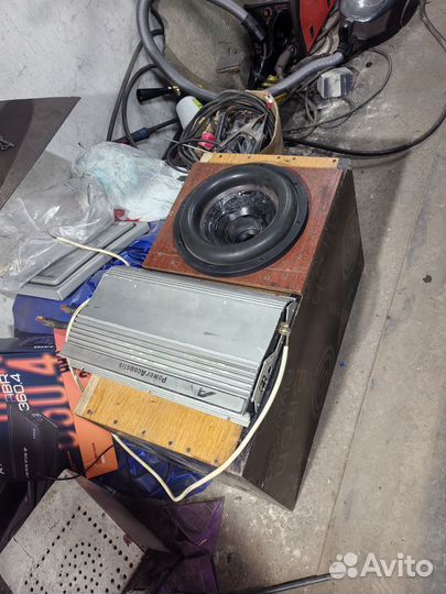 Сабвуфер и усилитель 12